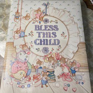 Bless This Child Keepsake Childbirth Hardcover Book Vintage NEW